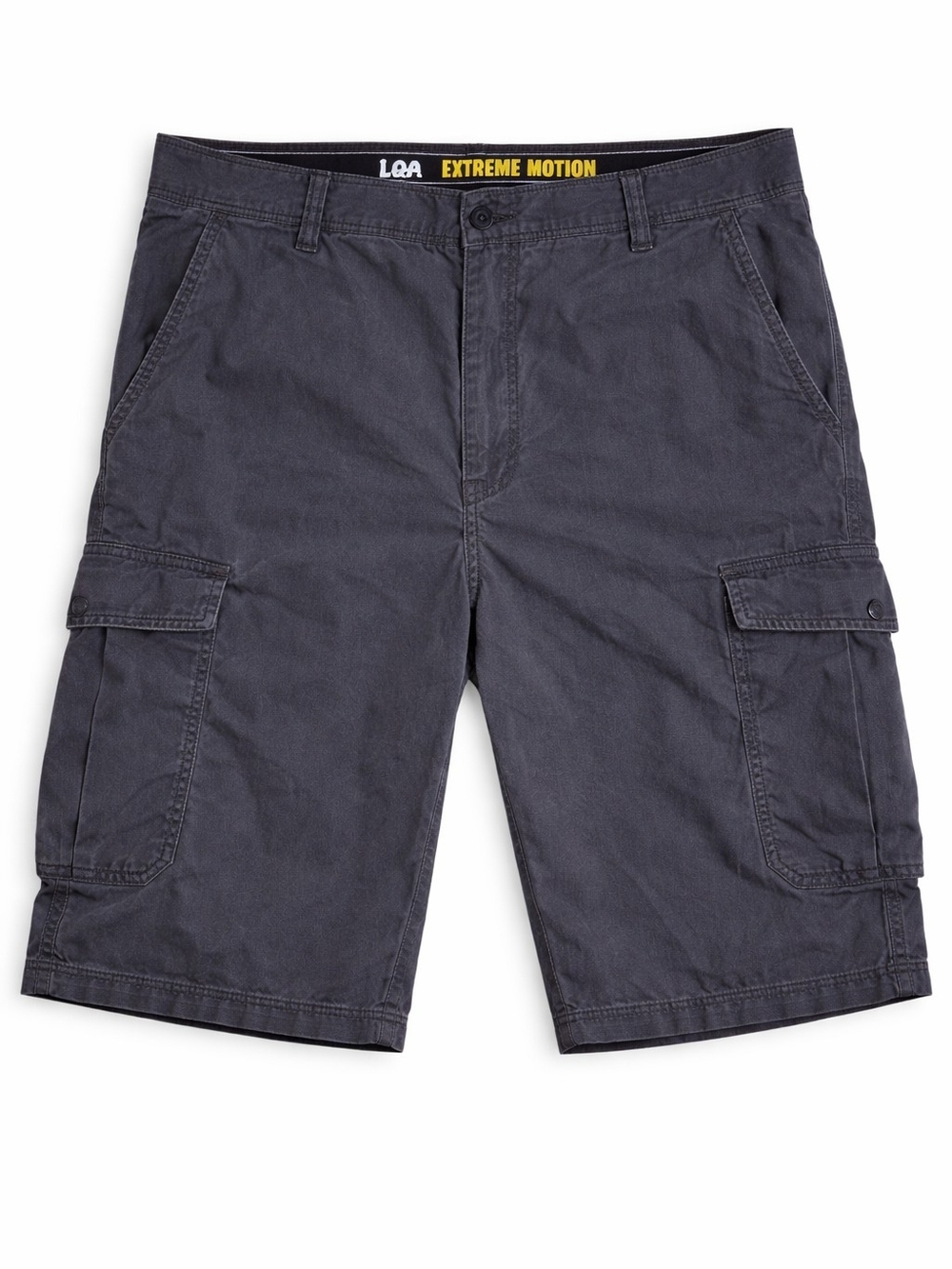 Lee Extreme Motion Men’s Size 38 Gray Stretch Cargo Shorts Performance Series